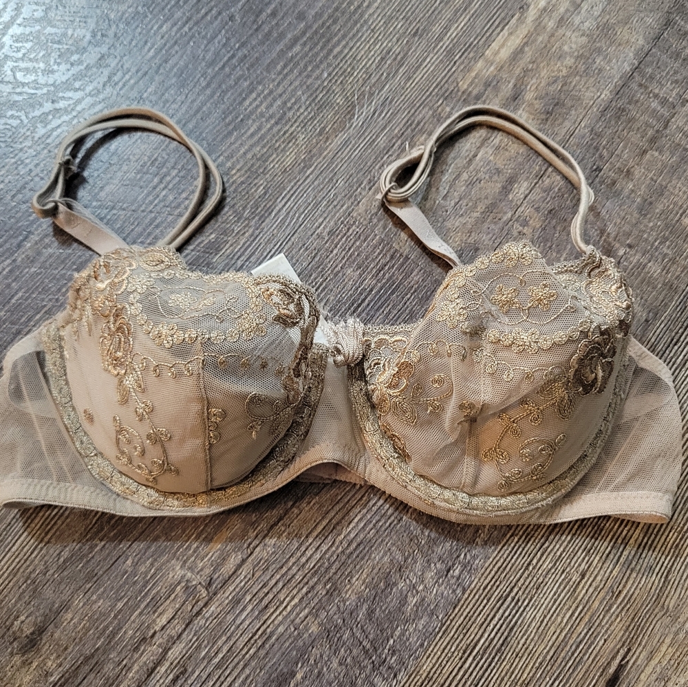 La perla lace floral bra